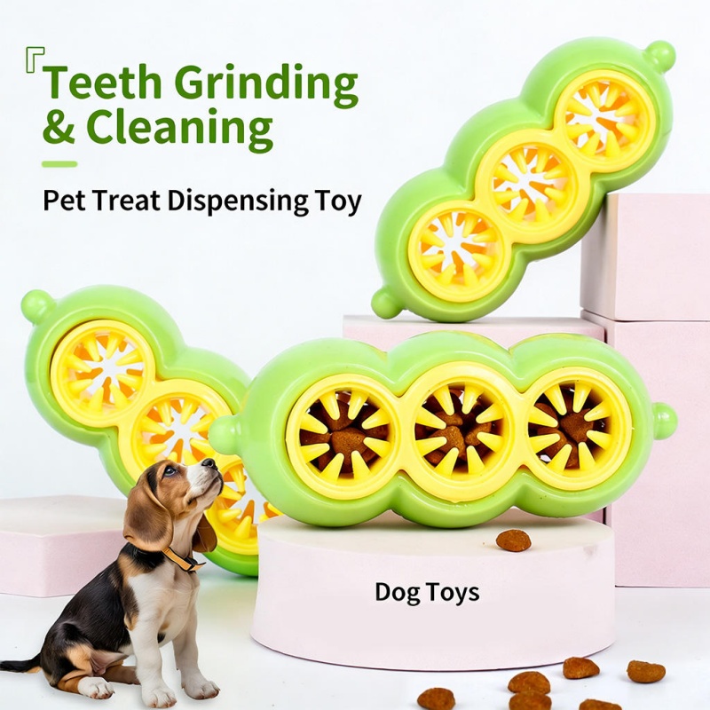 Interactive Squeaky Plush Dog Toy - Interactive Treat Dispenser Dog Chew Toy,