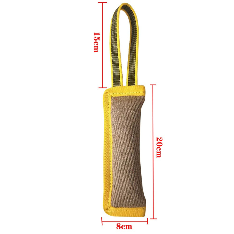 Dog Training Bite Tug Toy, Jut - Interactive Squeaky Plush Dog Toy review and price