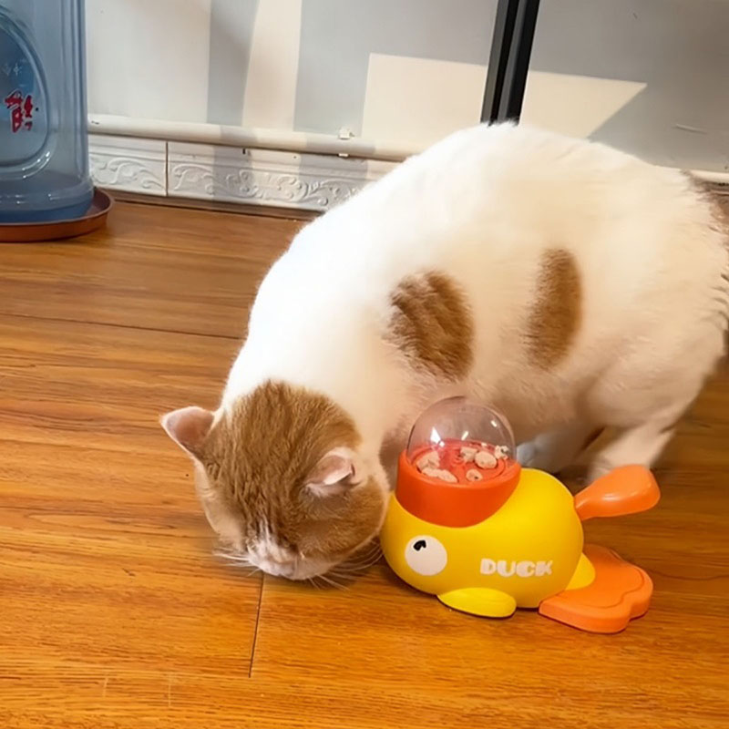Yellow Duck-Shaped Interactive - Dog Puzzle Feeder Toy review and price