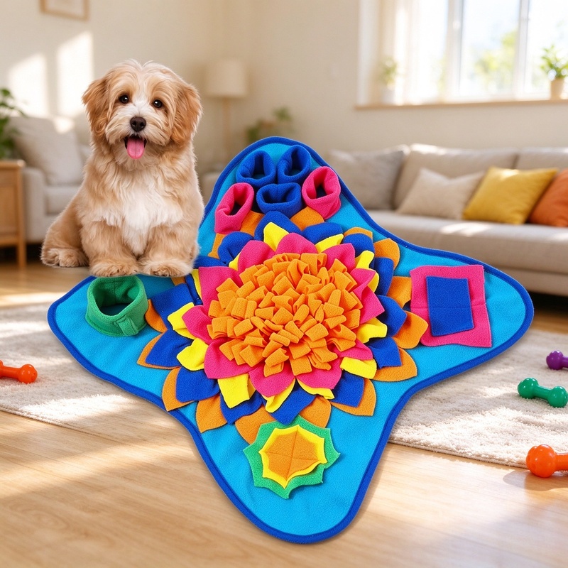 Dog Snuffle Mat Interactive Fe - Dog Puzzle Feeder Toy review and price