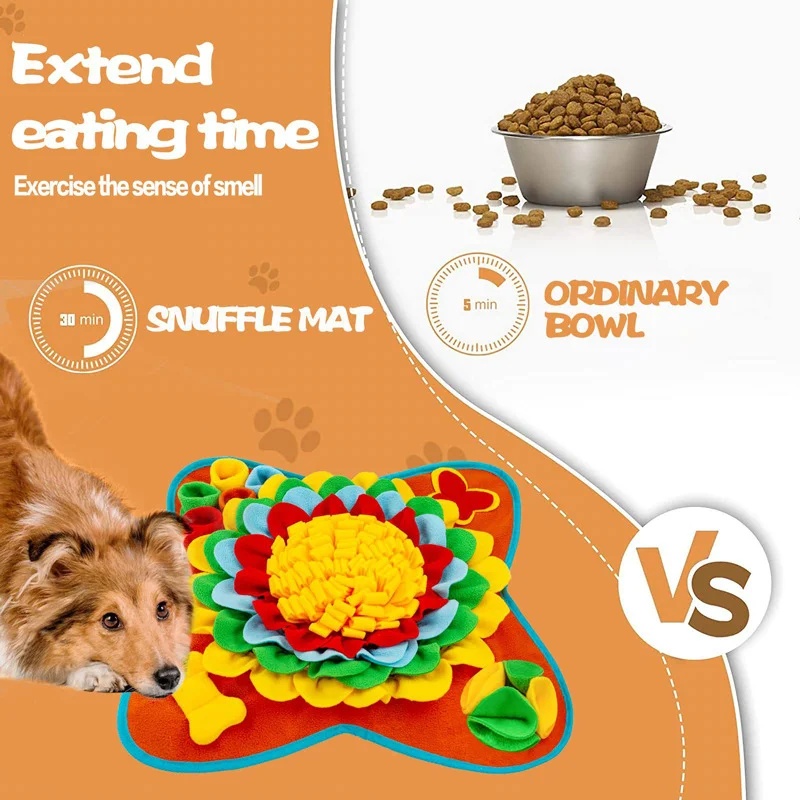 Dog Snuffle Mat Interactive Fe - Dog Puzzle Feeder Toy review and price