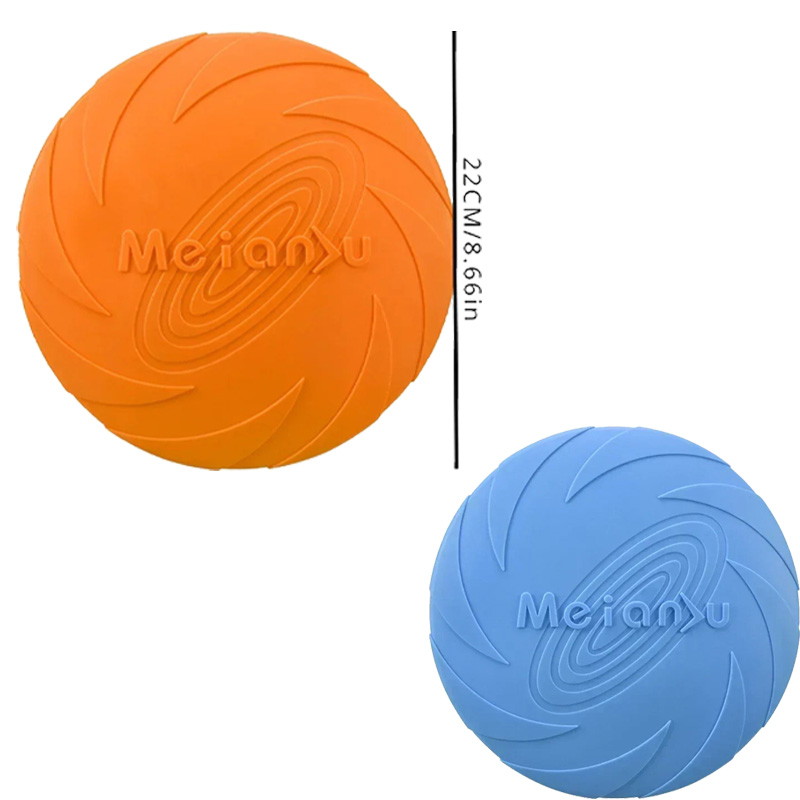 Multicolor Frisbeed Dog Toy 22 - Flying Disc Dog Training Toy review and price
