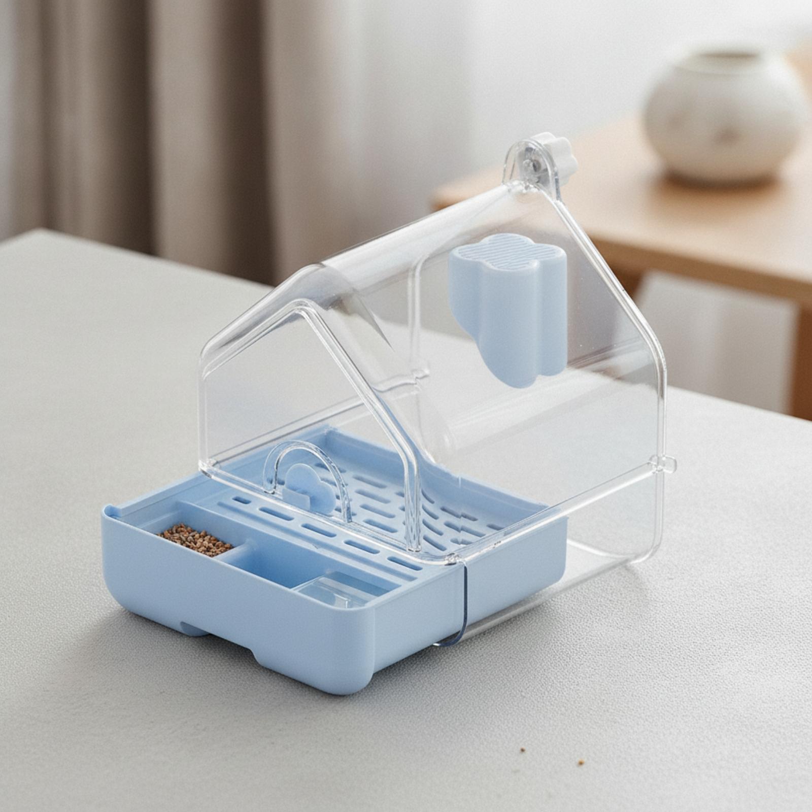 Bird Bath with Food Box Cage-M - Pet Feeders review and price