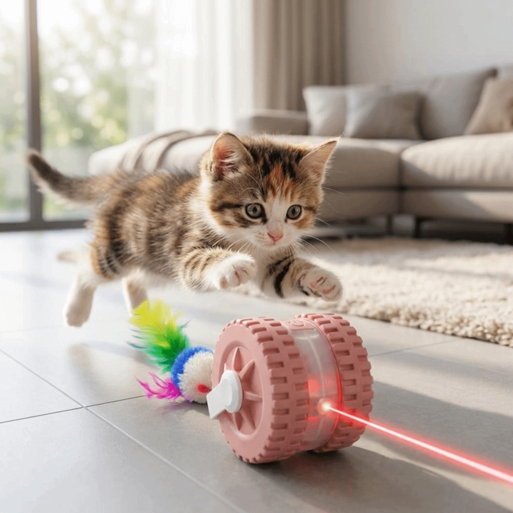 With Mouse Tail Infrared Laser - Automatic Moving Dog Ball review and price