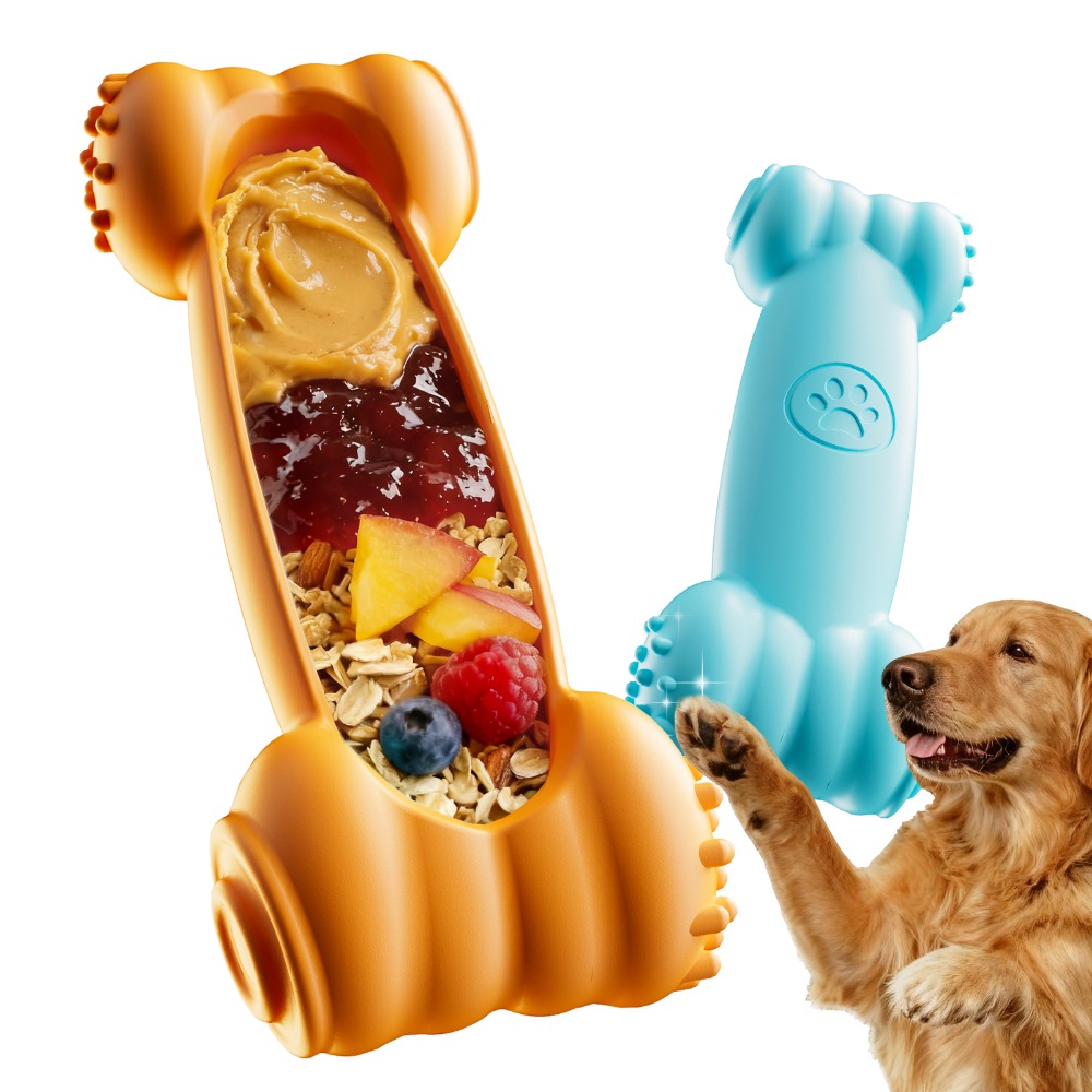 2-Pack Freeze Lick Bones Indes - Indestructible Dog Chew Toy review and price
