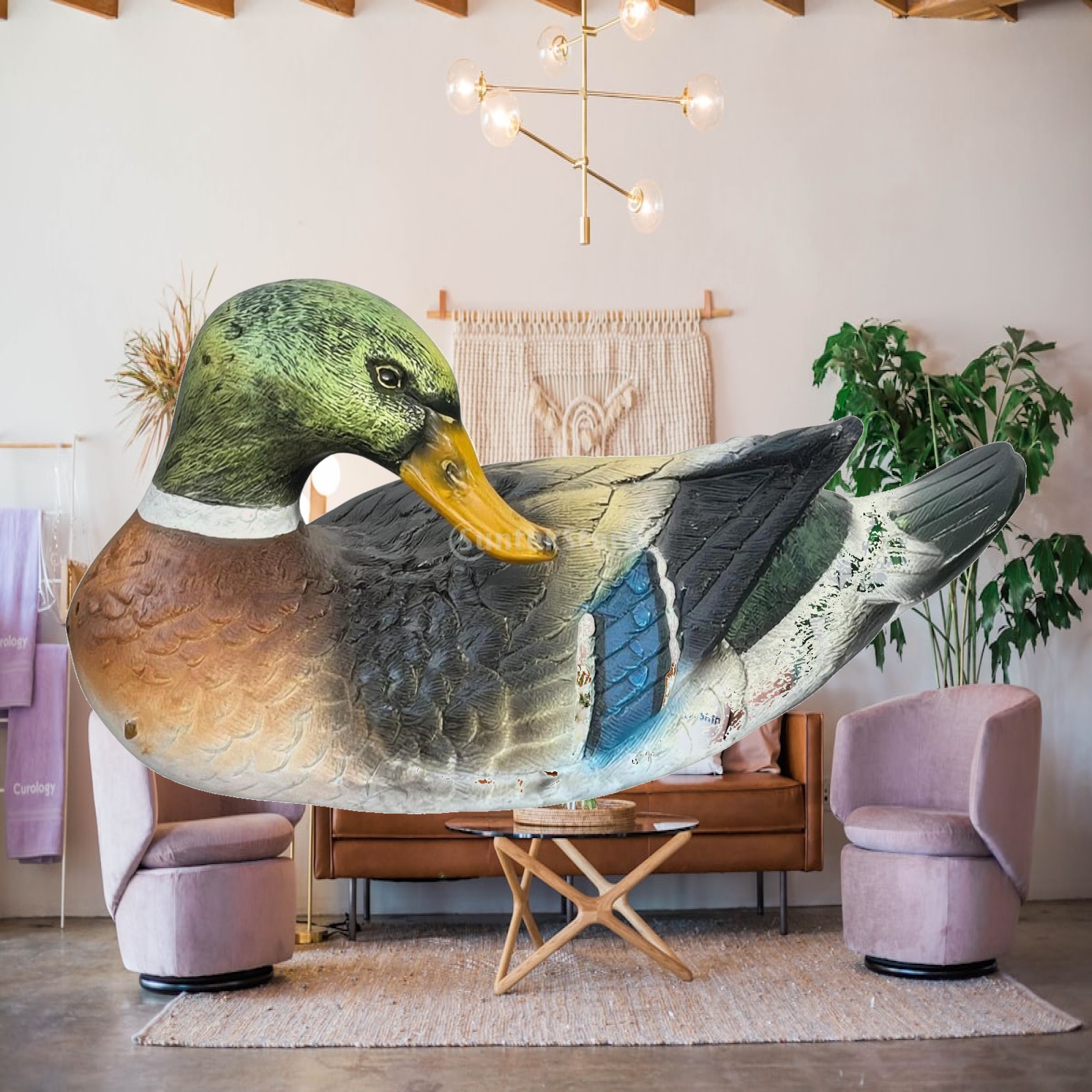 Resin Duck Figurine Outdoor Po - Aquarium review and price