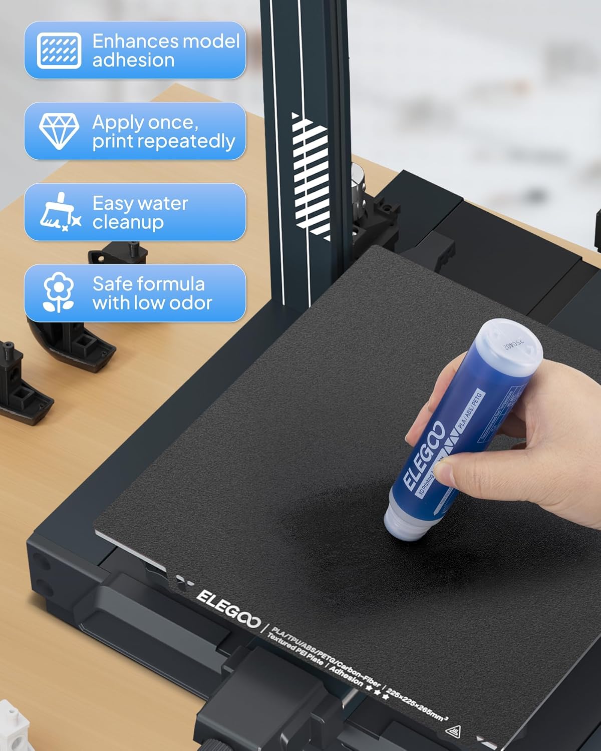 ELEGOO 3D Printer Adhesive Glu - Pet Beds review and price